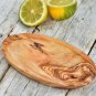Olive Wood Boat Bowl - Rustic Kitchen Centerpiece Gift Under 30