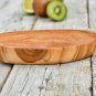 Olive Wood Boat Bowl - Rustic Kitchen Centerpiece Gift Under 30