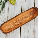 Rustic Natural Wood Serving Bowl - Boat Shaped Salad Fruit Bowl Rustic Natural Wood Serving Bowl - Boat Shaped Salad Fruit Bowl
