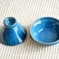 Handpainted Blue Sea Ceramic Tagine - Lead-Free Moroccan Spice Holder