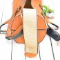 Vintage Leather Duffel Bag - Personalized Light Brown Weekend Travel Bag
