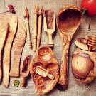 Wooden Kitchen Utensil Set - Perfect Wedding or Mom Gift Wooden Kitchen Utensil Set - Perfect Wedding or Mom Gift