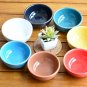 Handcrafted Wood Tray Set with 3 Vibrant Clay Bowls - Unique Christmas Gift