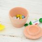 Tiny Clay Candy Jar with Lid - Pottery Jewelry Box Bridesmaid Gift Holiday Gift