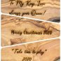 Custom Engraved Olive Wood Cutting Board - Rustic Wedding 108x49 Inch