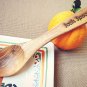 Rustic Olive Wood Serving Spoon - Unique Gift for Mom Under 10