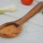 Rustic Wood Cooking Spoon - 125 Kitchen Utensil Gift for Mom
