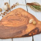 Monogrammed Olive Wood Cutting Board - 10x7 Rustic Charcuterie Wedding Gift