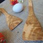 Olive Wood Kitchen Spatula Set - Unique Wedding  Christmas Gift