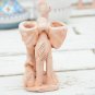 Terracotta Camel Figurine - Unpainted Moroccan Pottery Holiday Gift