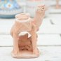 Terracotta Camel Figurine - Unpainted Moroccan Pottery Holiday Gift