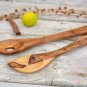 Olive Wood Paddle  Spoon Set - Kitchen Utensils for Cooking Gifts