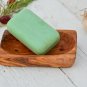 Olive Wood Soap Dish - Rustic Bathroom  Kitchen Decor