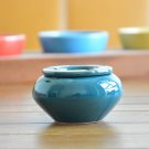 Dark Blue Green Clay Ashtray - Marocain Style Ceramic Pottery Decor Dark Blue Green Clay Ashtray - Marocain Style Ceramic Pottery Decor