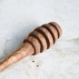 Rustic Wood Honey Dipper - 6-Inch Honey Spoon Stick Housewarming Gift