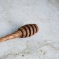 Rustic Wood Honey Dipper - 6-Inch Honey Spoon Stick Housewarming Gift