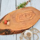 Olive Wood Wedding Charcuterie Board - Rustic Cheese Cutting Board Gift
