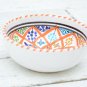 Moroccan Hand-painted Ceramic Bowl - Medium Terracotta Cereal Salad Plate