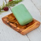 Wooden Soap Dish with Drain - Rustic Bathroom  Kitchen Soap Holder