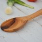 Wood Cooking Spoon - 125 inch Kitchen Utensil Ideal Christmas Gift for Mom