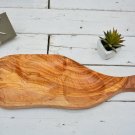 Olive Wood Rustic Serving Bowl - Handcrafted Three-Section Plate Unique Mom Gift Olive Wood Rustic Serving Bowl - Handcrafted Three-Section Plate Unique Mom Gift