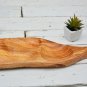 Olive Wood Rustic Serving Bowl - Handcrafted Three-Section Plate Unique Mom Gift