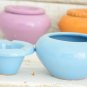 Sky Blue Ceramic Ashtray - Minimalist Moroccan Design Pottery