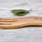 Olive Wood Salad Hands Set - Wooden Serving Tongs Perfect Christmas Gift
