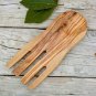 Olive Wood Salad Hands Set - Wooden Serving Tongs Perfect Christmas Gift