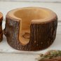 Rustic Olive Wood Coaster Set - Natural Edge Wedding Decor Gift