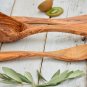 Wood Utensil Set - 10 Inch Spatula Ladle Spoon Kitchen Gift