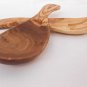 Olive Wood Salad Tongs Set - Wooden Serving Spoons Christmas Gift
