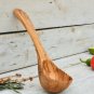 Olive Wood Soup Ladle - Handcrafted Rustic Kitchen Utensil