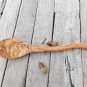 Olive Wood Cooking Spoon - Long Wooden Salad Spoon Unique Kitchen Gift