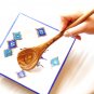 12-Inch Wooden Serving Spoon - Kitchen Utensil Great Christmas Gift