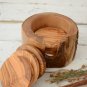 Rustic Natural Edge Coaster Set - Unique Wedding Housewarming Gift