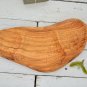 Rustic Wooden Serving Bowl - Unique Three Section Plate
