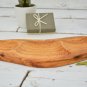 Rustic Wooden Serving Bowl - Unique Three Section Plate
