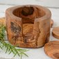 Rustic Natural Edge Coaster Set - Unique Wedding and Christmas Gift