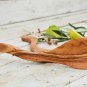 Olive Wood Salad Serving Set - Curved Cooking Utensils Gift Idea