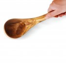 Olive Wood Soup Ladle - Handcrafted 10 Inch Wooden Spoon for Gifts Olive Wood Soup Ladle - Handcrafted 10 Inch Wooden Spoon for Gifts