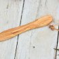 Olive Wood Spreader Knife - 7-Inch Hand-Carved Butter Cheese Spreader
