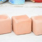 Ceramic Candle Holder Set - 3 Pottery Clay Holders for Weddings  Holidays
