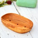 Rustic Wooden Soap Dish - Drainable Soap Holder for Bathroom Kitchen Rustic Wooden Soap Dish - Drainable Soap Holder for Bathroom Kitchen