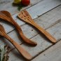 Olive Wood Kitchen Utensil Set - 12 Spatula Spoon Spork Gift Idea