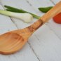 Wooden Cooking Spoon - Solid 125 Mixing and Serving Utensil for Kitchen