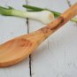 Wooden Cooking Spoon - Solid 125 Mixing and Serving Utensil for Kitchen