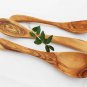 Handcrafted Wooden Spoon Set - 10-Inch Carved Cooking Utensils for Serving