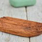 Oval Wooden Soap Dish - Soap Holder Gift for Christmas