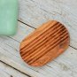 Oval Wooden Soap Dish - Soap Holder Gift for Christmas